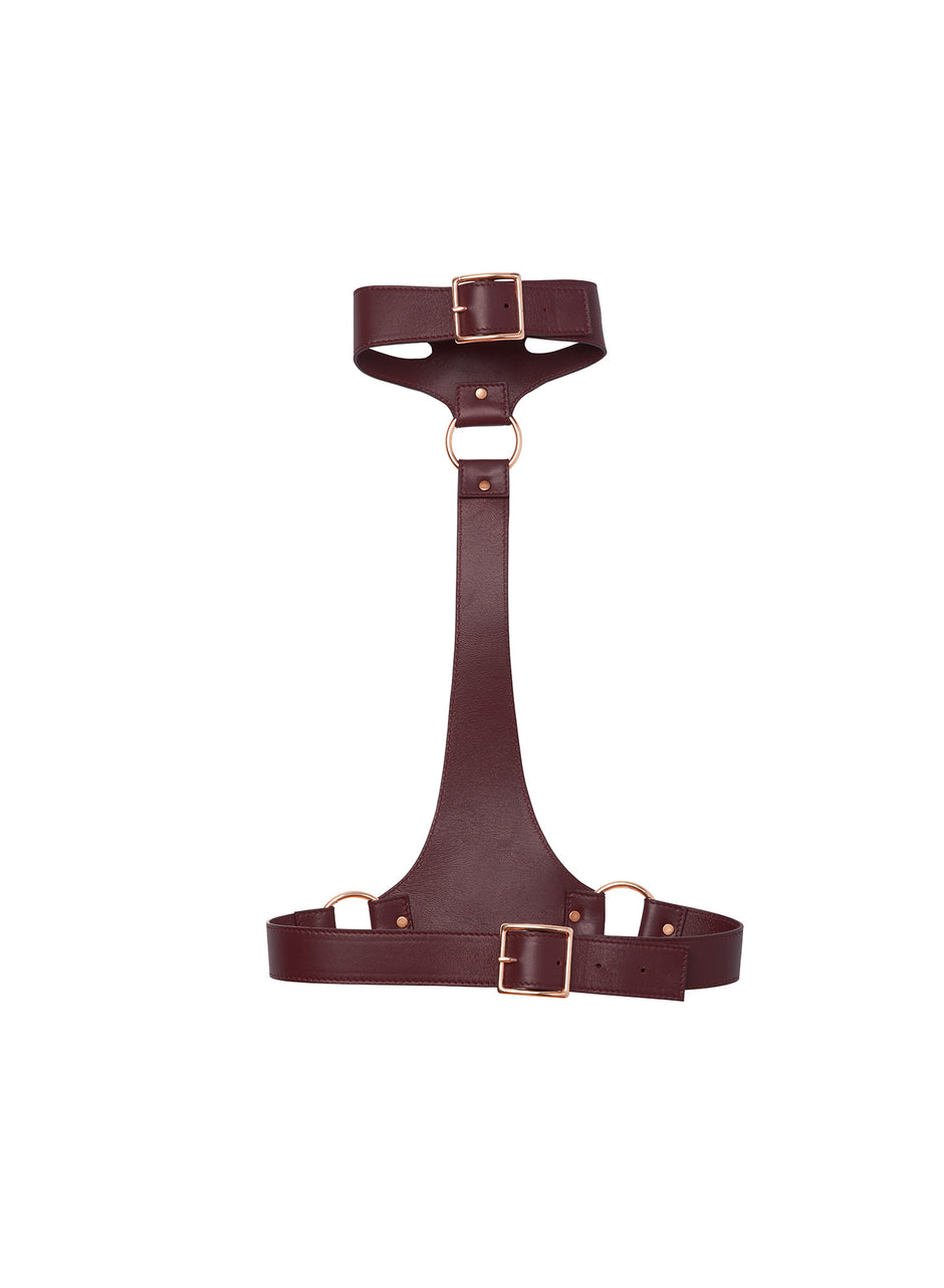 Bordeaux - Leather Harness | Fleur du Mal