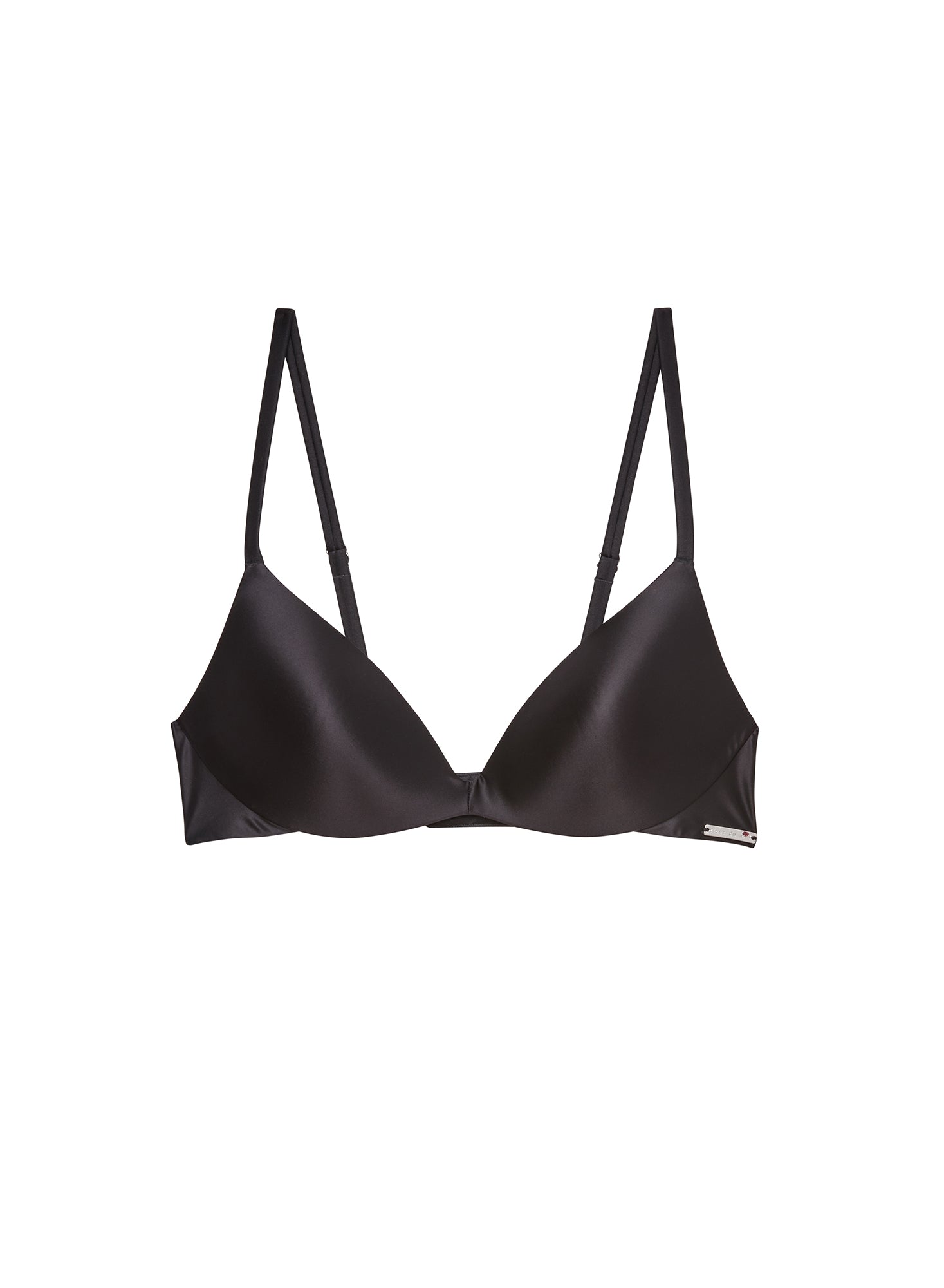 Le Gloss Wireless Push Up Bra- black- Fleur du Mal-flat