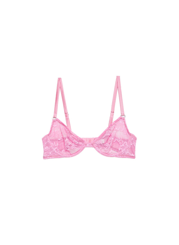 Bisou - Le Stretch Lace Demi Bra | Fleur du Mal