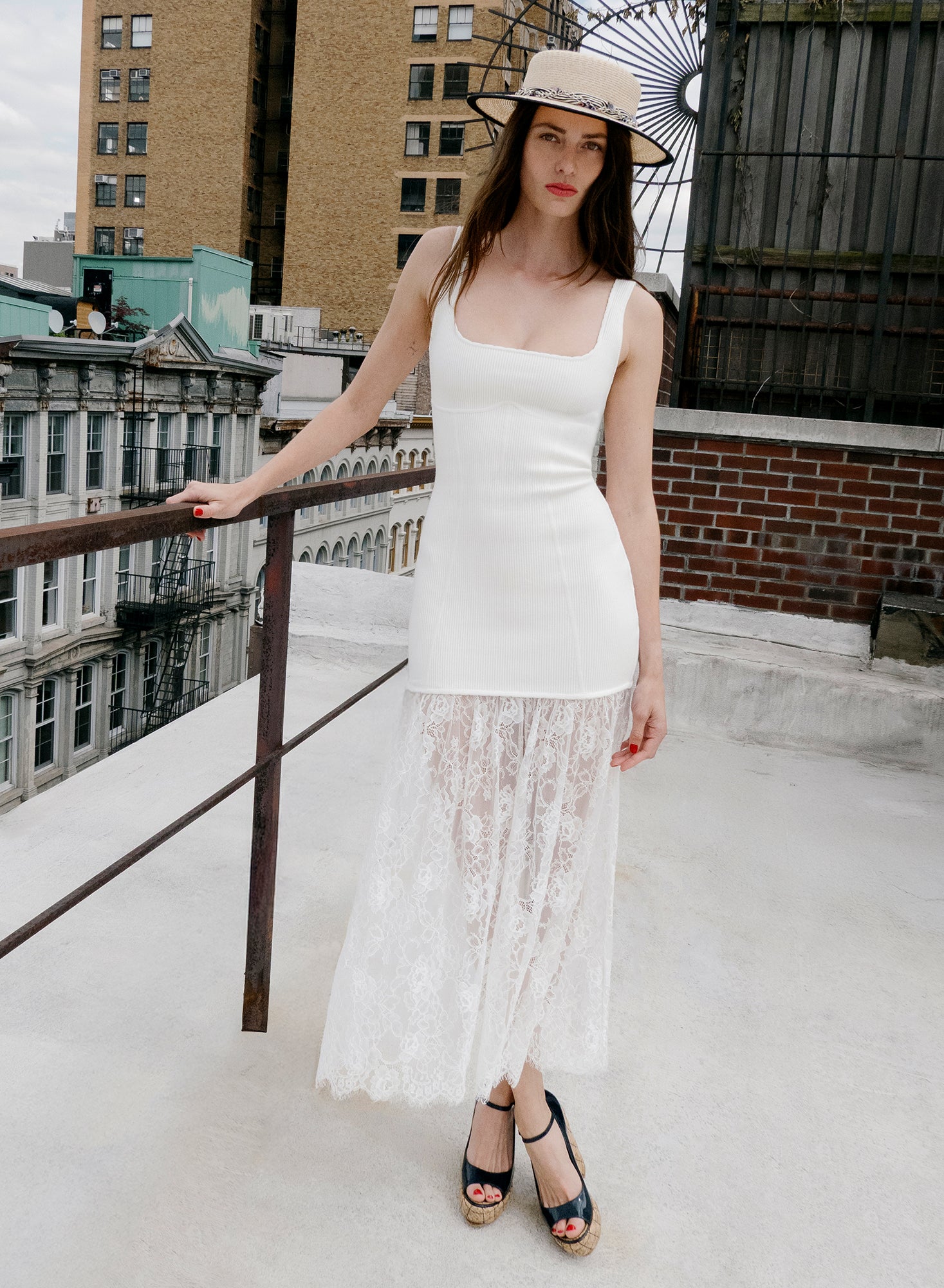 Jolie Dress-white-fleur du mal