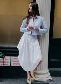 Poplin Garter Skirt