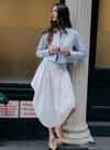 Poplin Garter Skirt
