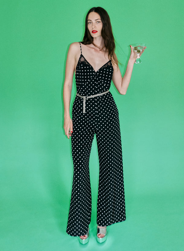Black - Juliet Lace Jumpsuit | Fleur du Mal