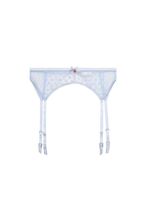 Love Lock Embroidery Garter Belt | Fleur du Mal Love Lock Embroidery Garter Belt | Fleur du Mal