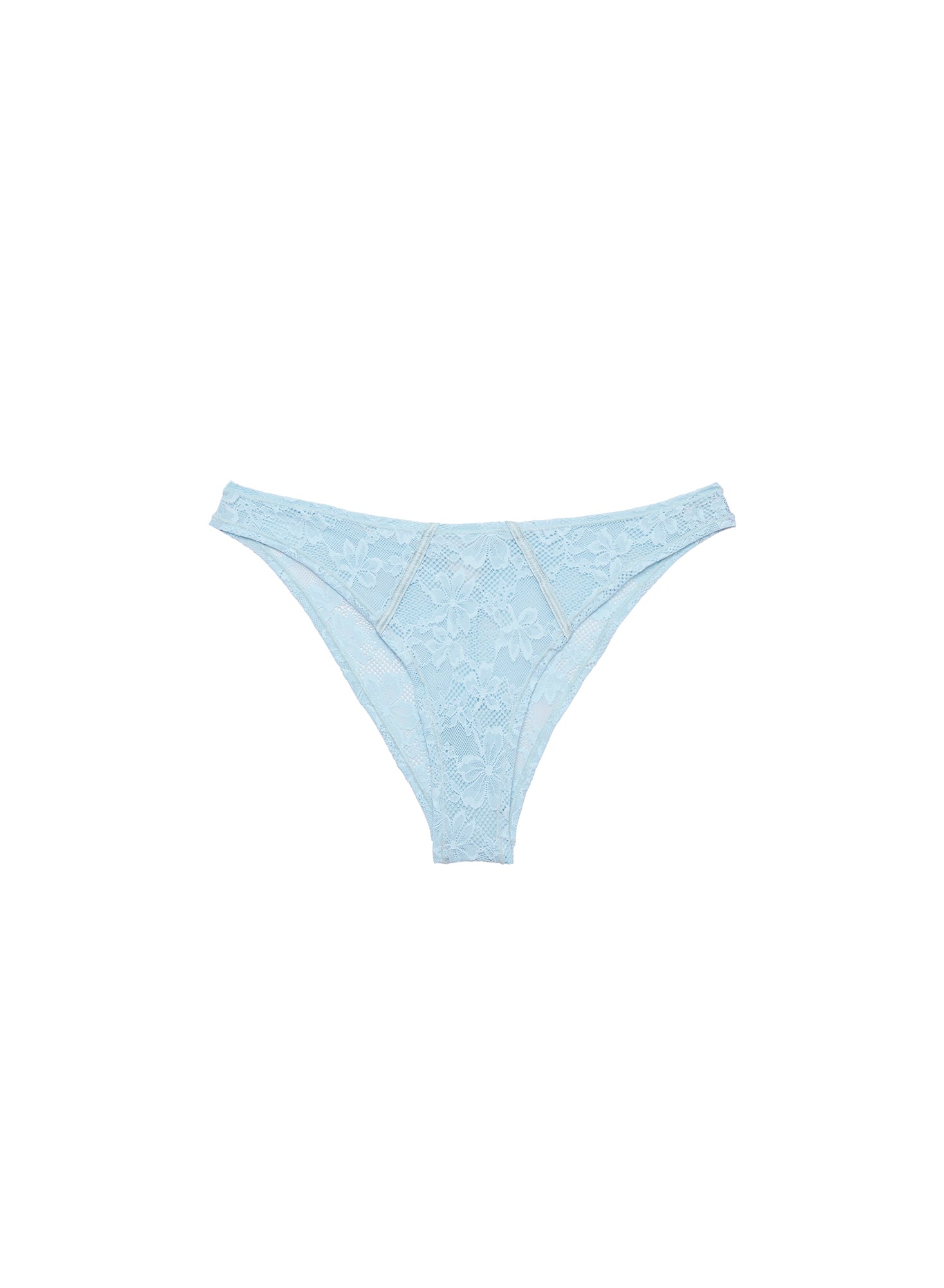 Le Stretch Lace Cheeky in blue- Fleur du Mal-flat