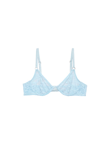 Forget me not - Le Stretch Lace Demi Bra | Fleur du Mal