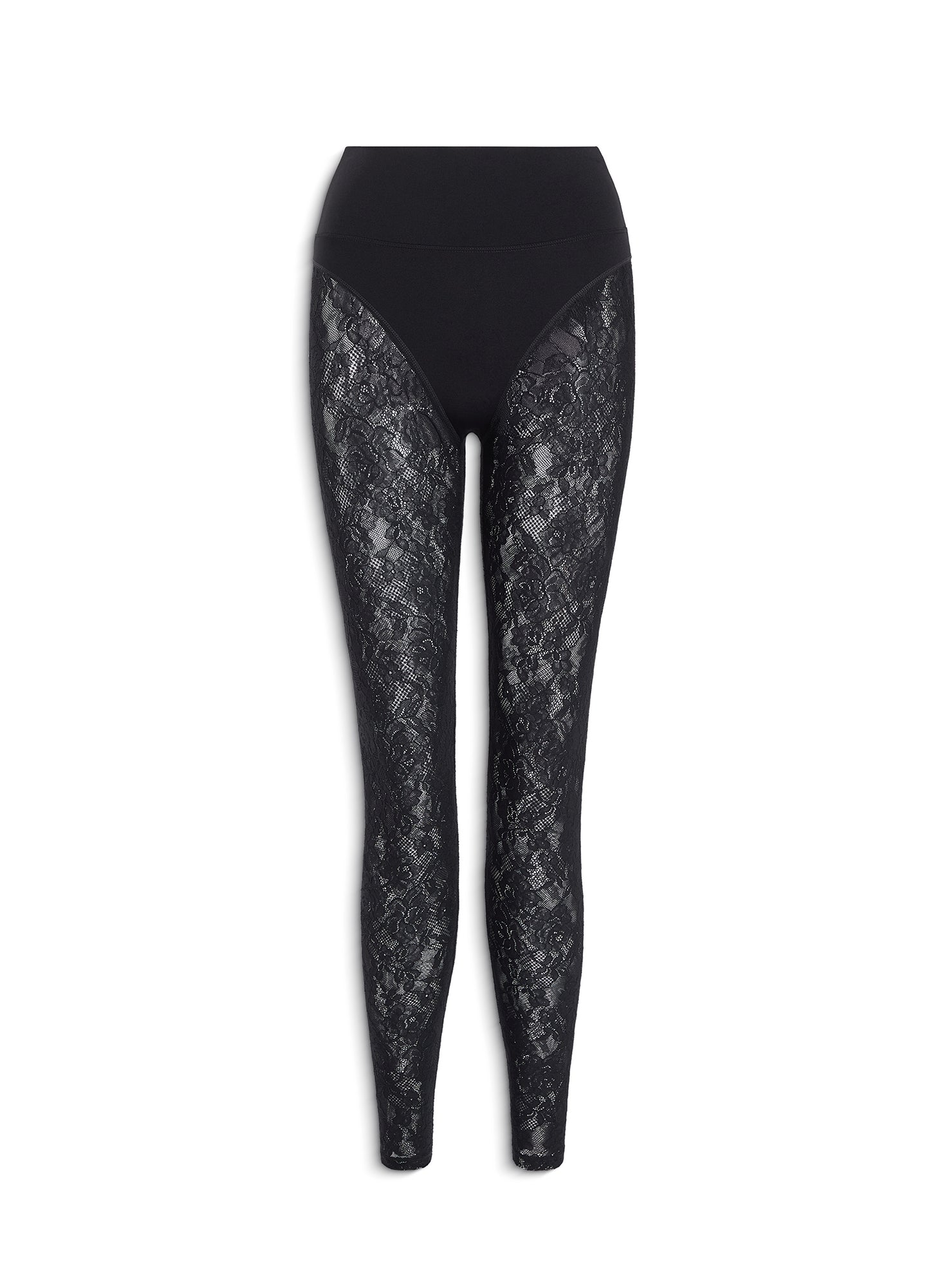 Le Stretch Lace Legging-black- fleur du mal
