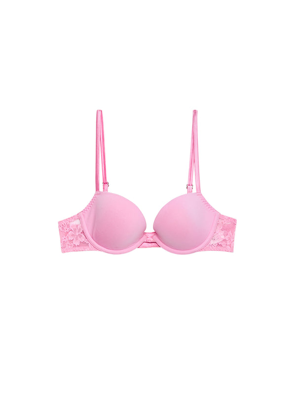 Bisou - Le Stretch Lace Molded Demi Bra | Fleur du Mal