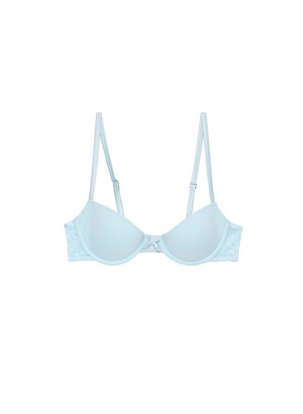 Forget me not - Le Stretch Lace Molded Demi Bra | Fleur du Mal