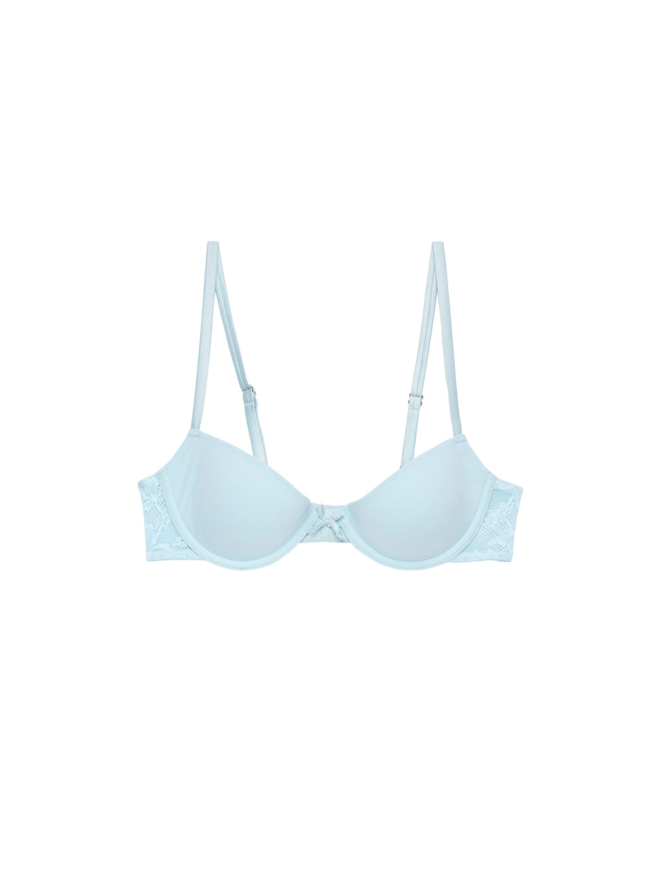 Forget me not - Le Stretch Lace Molded Demi Bra | Fleur du Mal
