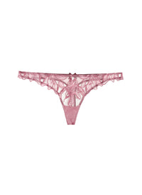 Lily Embroidery Hipster Thong