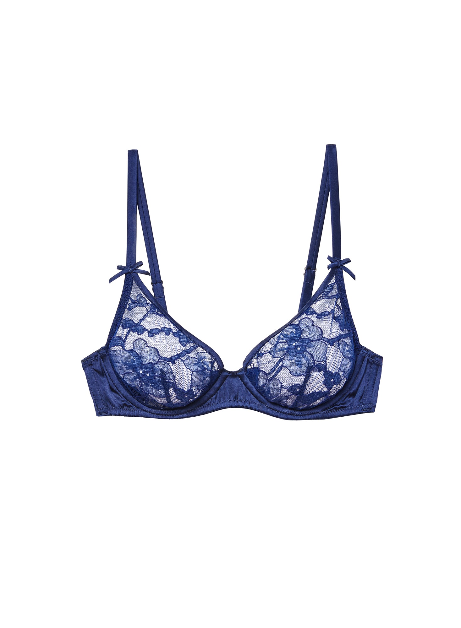Victoria's Secret Luxe Lingerie Unlined Dragon Lace Balconette Bra 3 piece  Set 