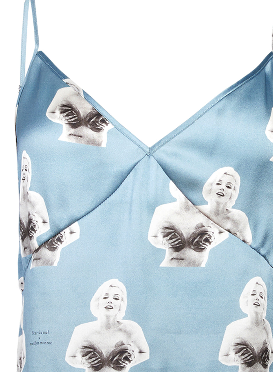 Marilyn rose print - Marilyn Ruffle Cami | Fleur du Mal