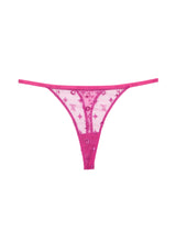 Monogram Embroidery Thong