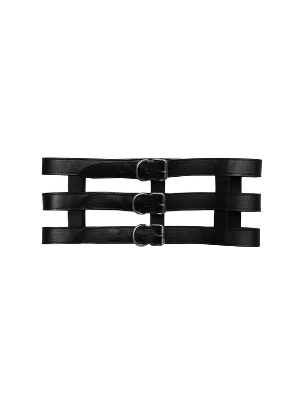 Multi Strap Belt-black | Fleur du Mal