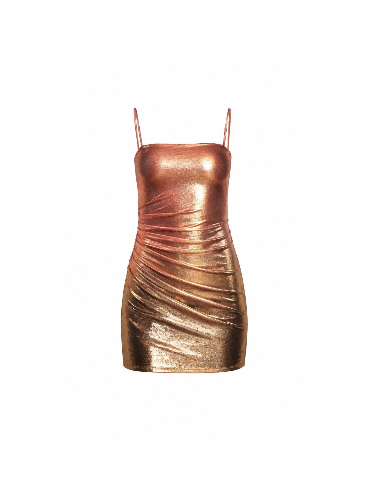 Ombré Shine Mini Dress