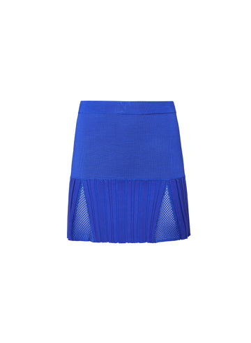 Hydrangea - Rib & Crochet Knit Skirt | Fleur du Mal