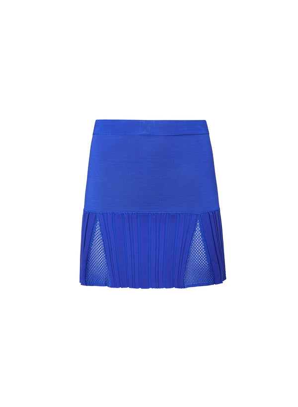Hydrangea - Rib &amp; Crochet Knit Skirt | Fleur du Mal