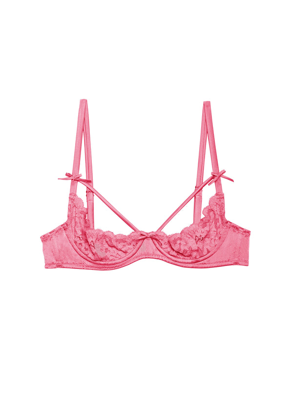 Pink cadillac - Charlotte Peekaboo Bra | Fleur du Mal