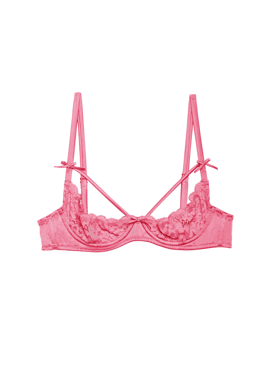 Pink cadillac - Charlotte Peekaboo Bra | Fleur du Mal