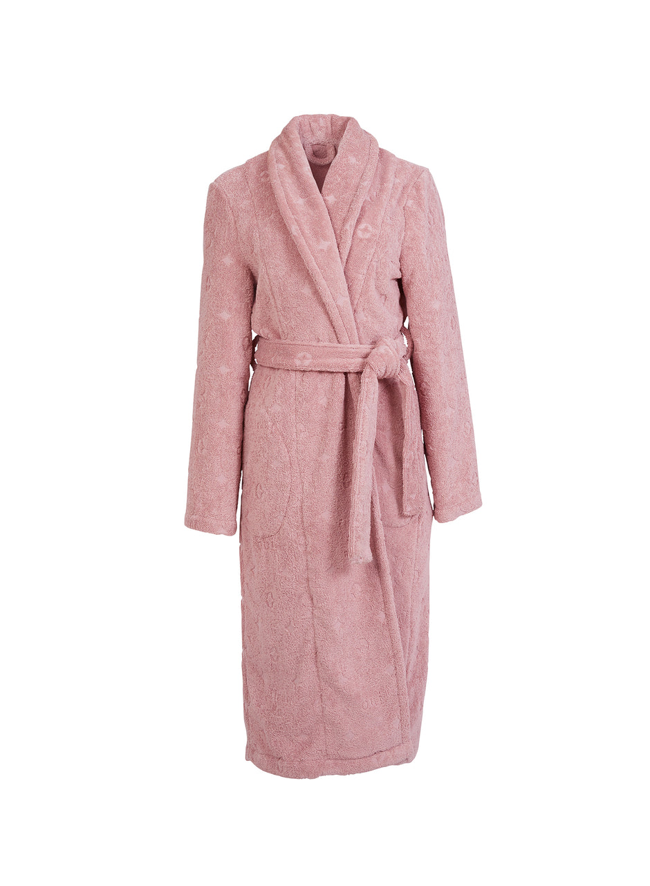 Rose pink - Terrycloth Robe | Fleur du Mal