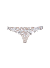Lily Embroidery Hipster Thong