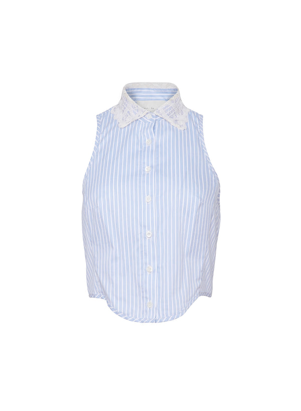 East hampton stripe - Poplin Bib Top | Fleur du Mal