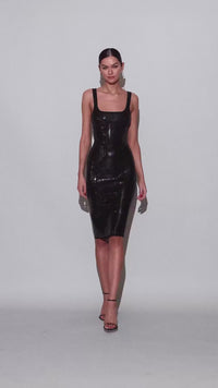Video- Sequin Midi Dress