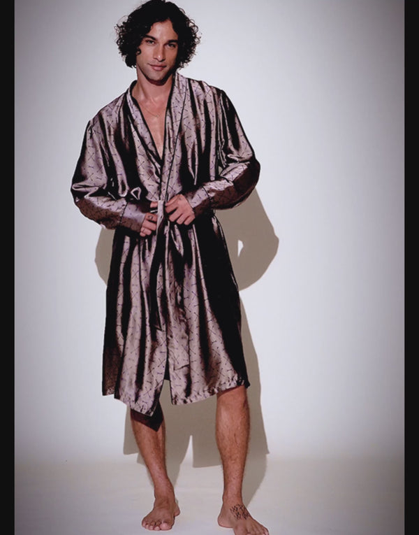 Shroom - Men&#39;s Jacquard Robe | Fleur du Mal