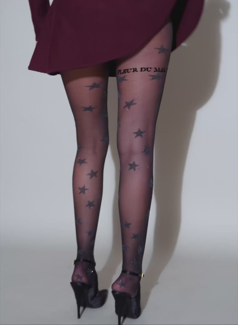 Star Tights-black- Fleur du Mal-video