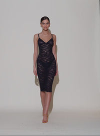 Le Stretch Lace Slip Dress