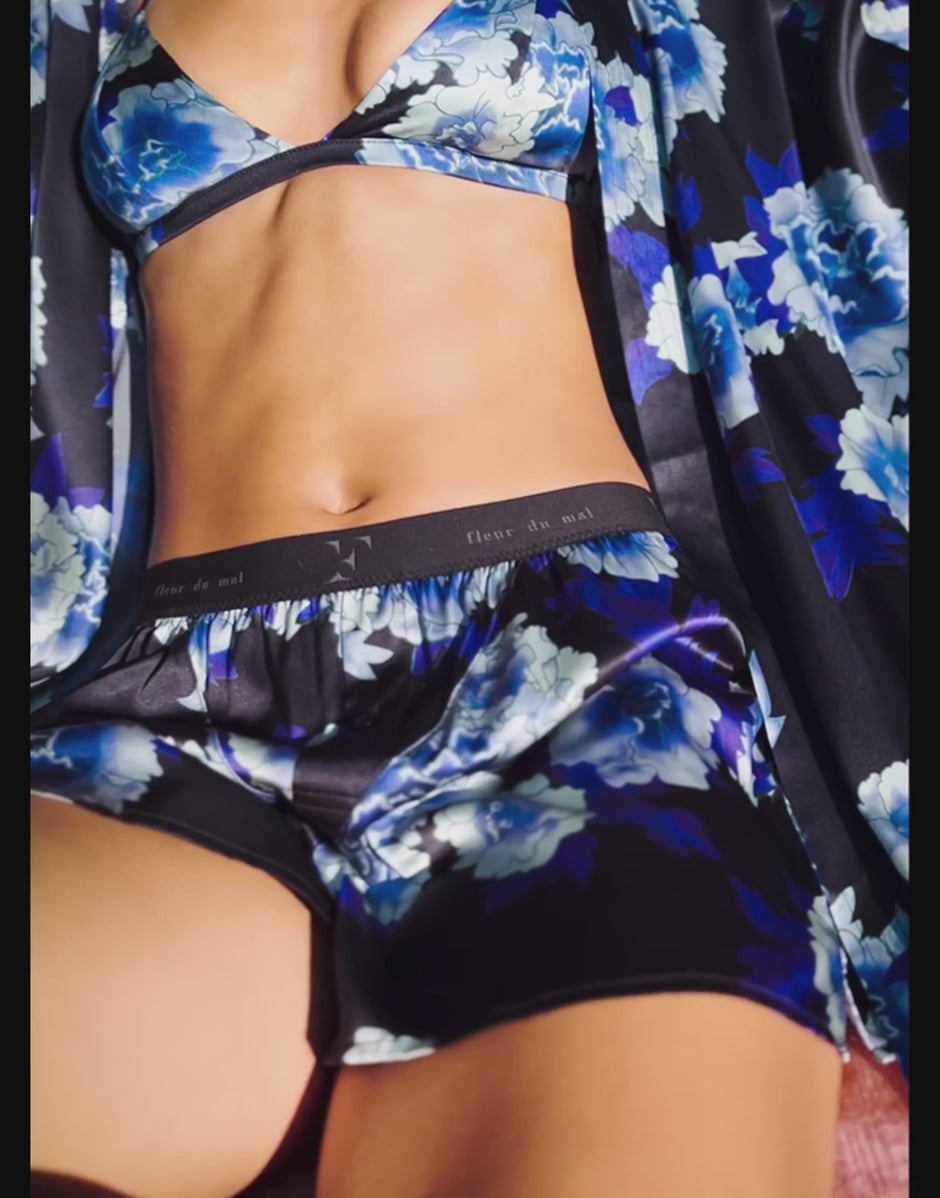 Tokyo rose - Unisex Silk Kimono | Fleur du Mal