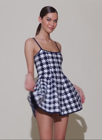 Video- houndstooth dress