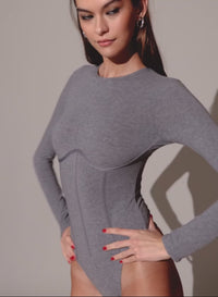 Organic Cotton Long Sleeve T-Shirt Bodysuit