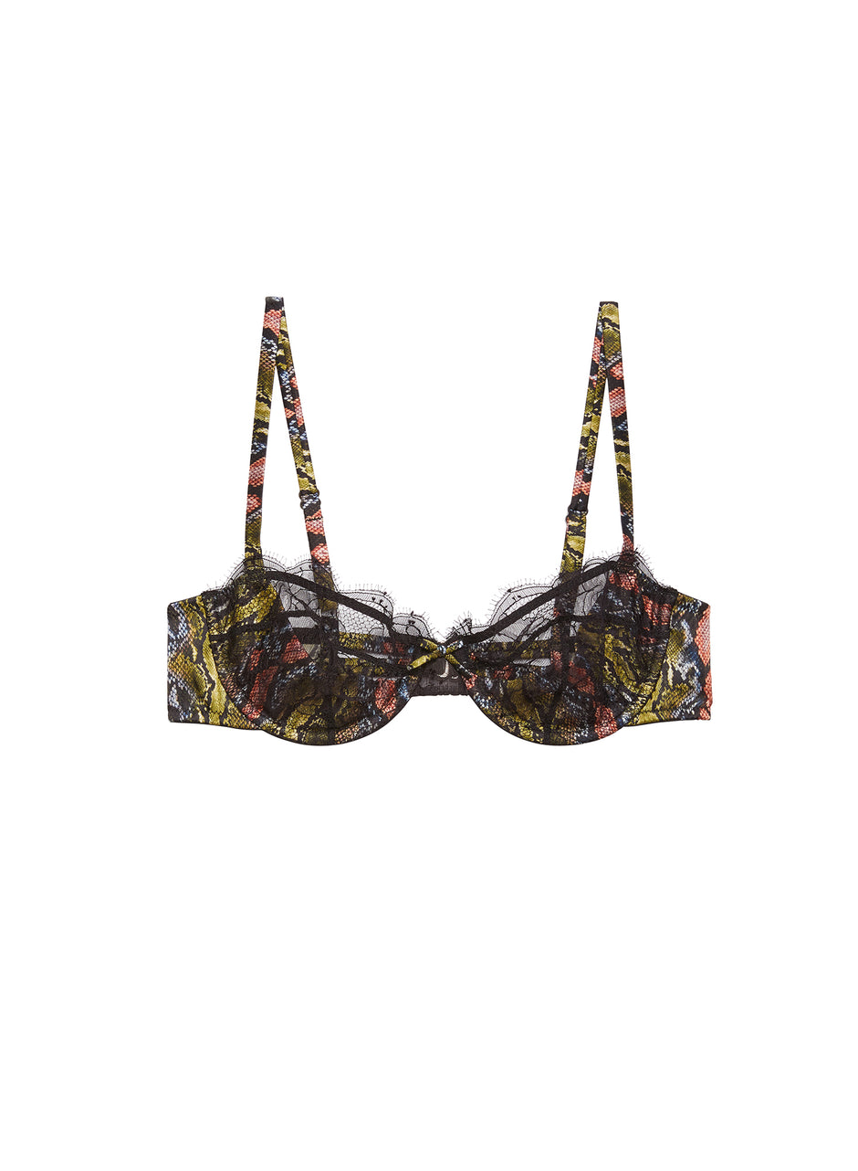 Python print - Rose Lace Balconette | Fleur du Mal