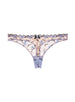 Rose & Vine Embroidery Thong