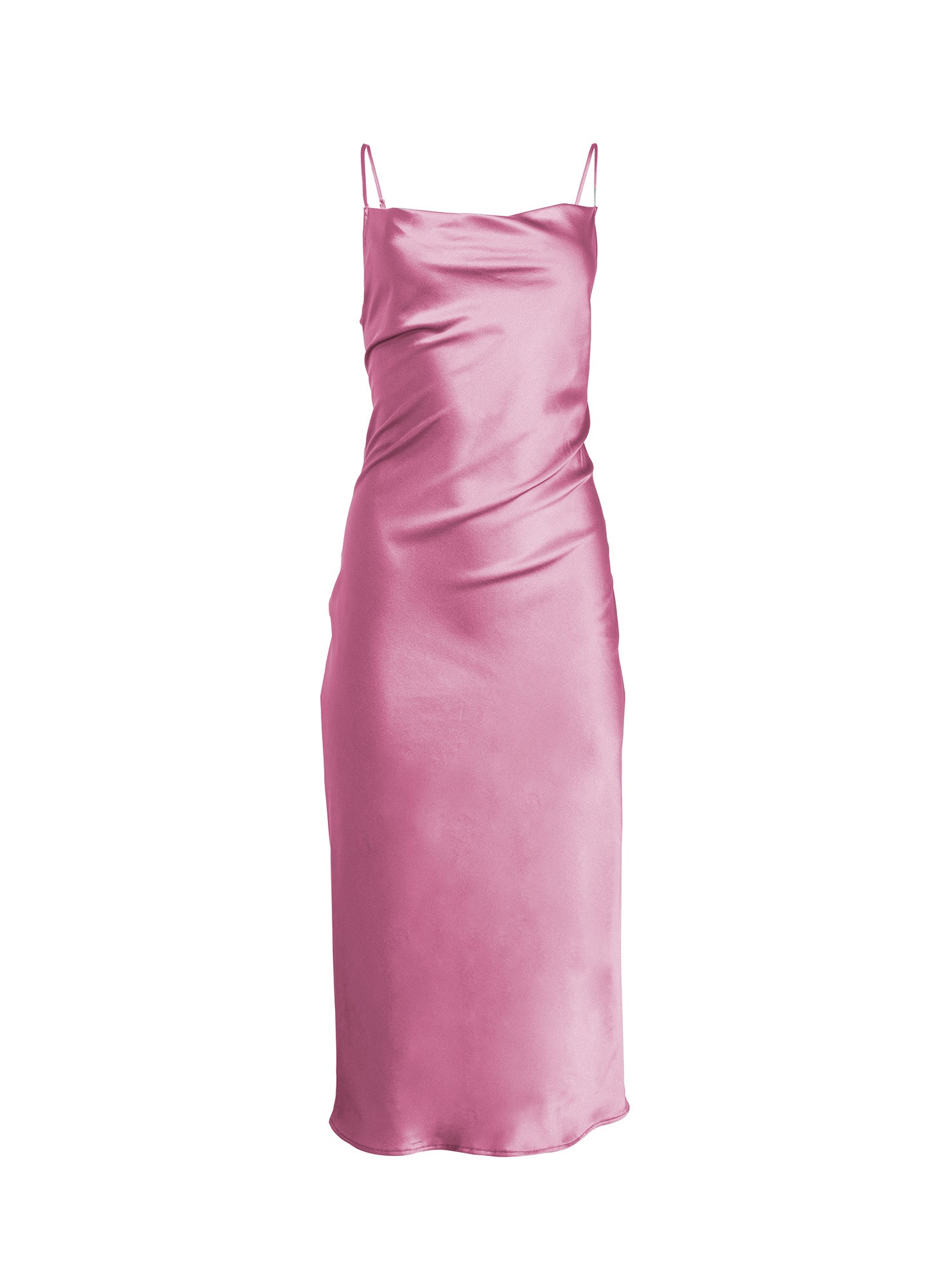 Cowl Neck Slip Dress- purple- fleur du mal