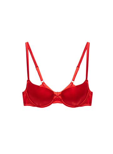 Rouge - Seamless Luxe Balconette Bra | Fleur du Mal