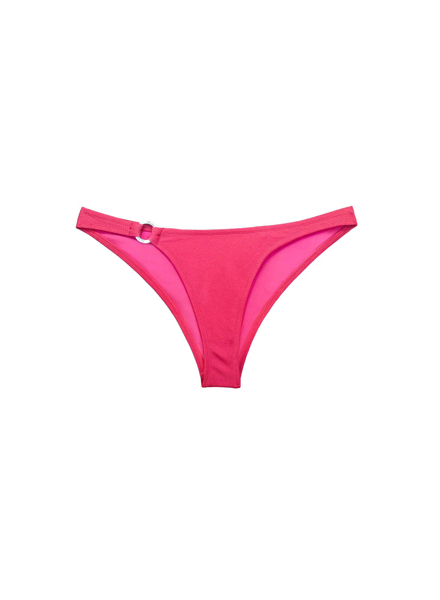 Seduce U Plunge Bikini Top-pink- Flat- Fleur du Mal