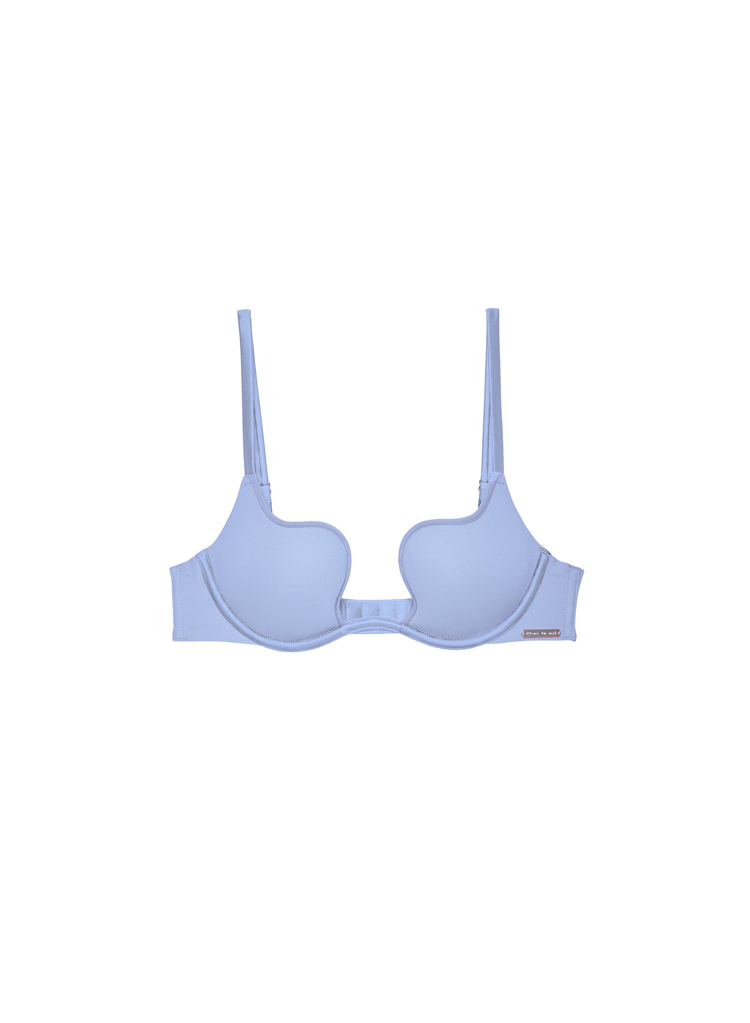 Seduce U-Plunge Bra-blue-Fleur du Mal-flat