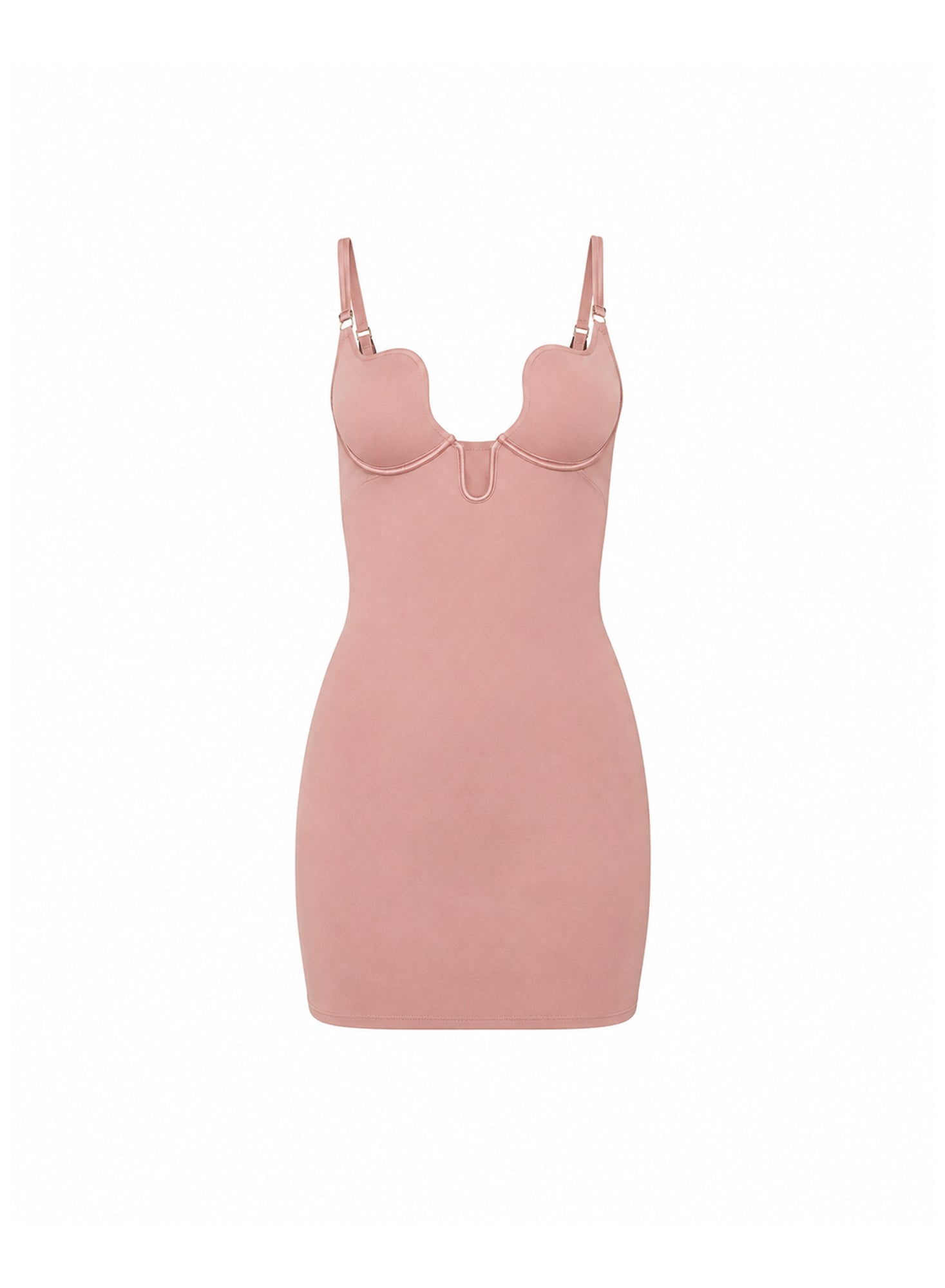 Seduce U-Plunge Mini Slip- Tan- Fleur du Mal