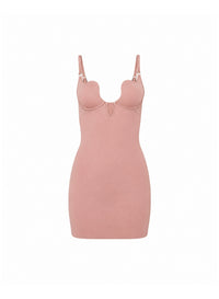 Seduce U-Plunge Mini Slip- Tan- Fleur du Mal