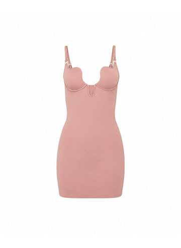 Tan - Seduce U-Plunge Mini Slip | Fleur du Mal