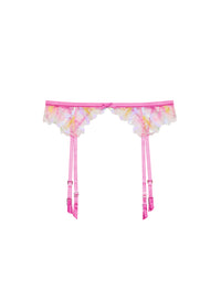 Sequin Hibiscus Garter Belt