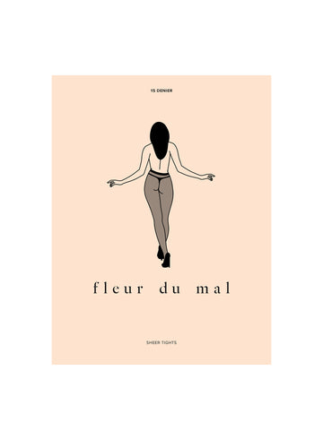 Black - Sheer Tights | Fleur du Mal