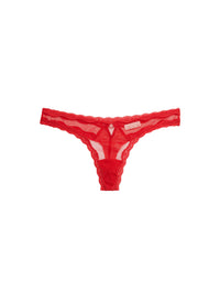 Rouge Thong Heart Gift Box-fleur du mal