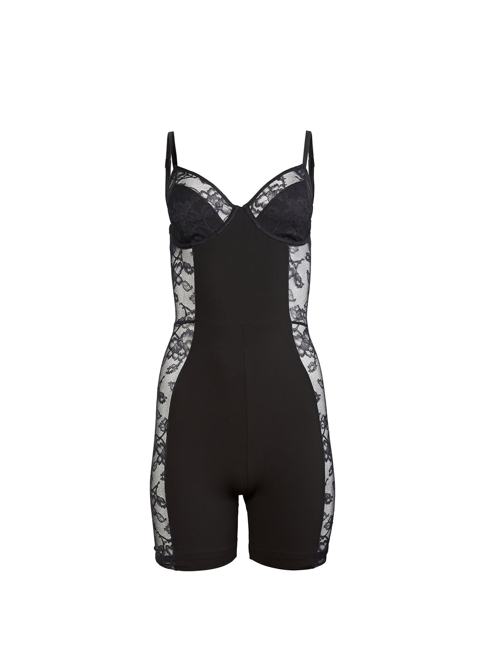 Black - Short Catsuit | Fleur du Mal