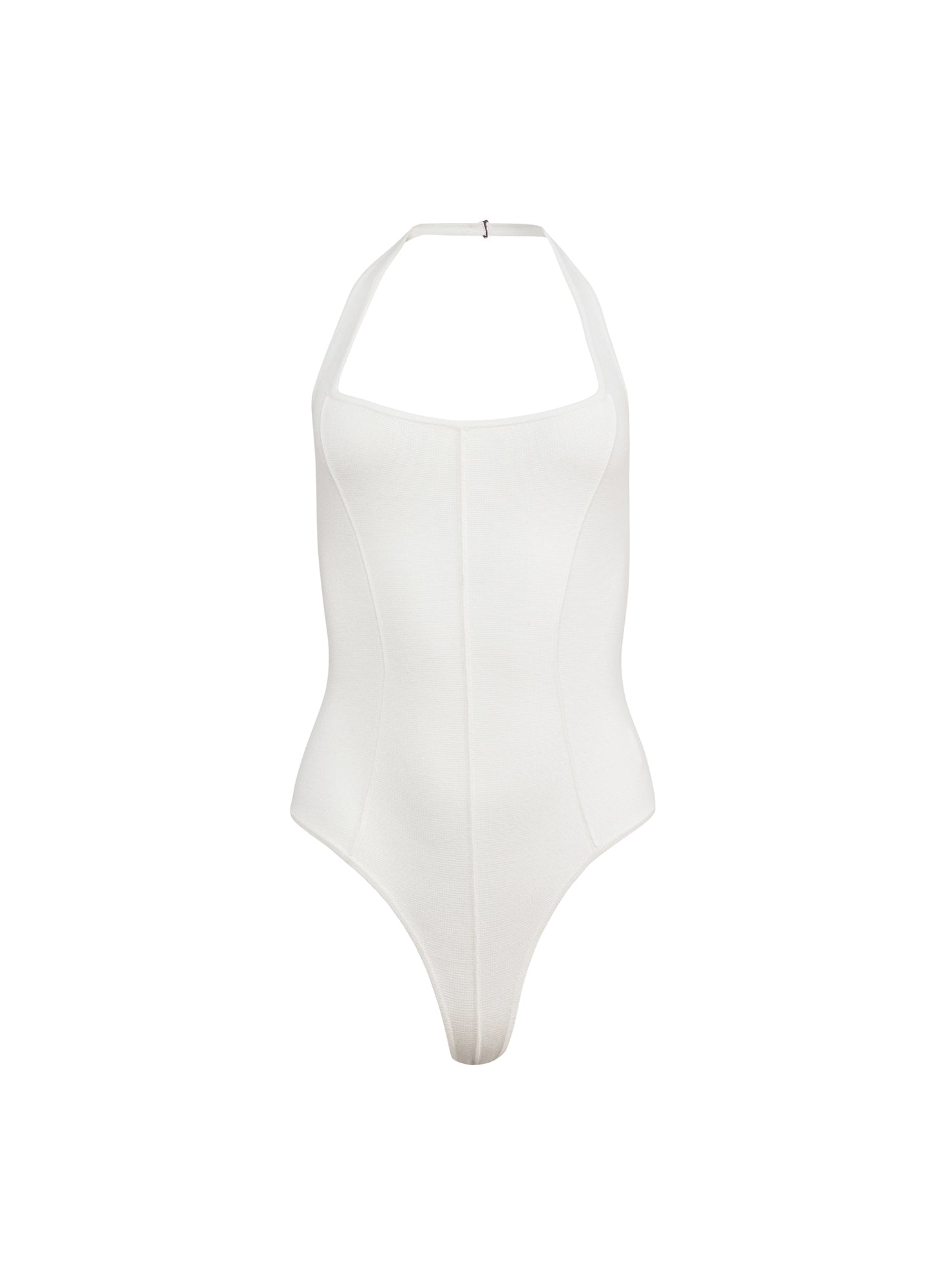 Halter Bodysuit in ivory