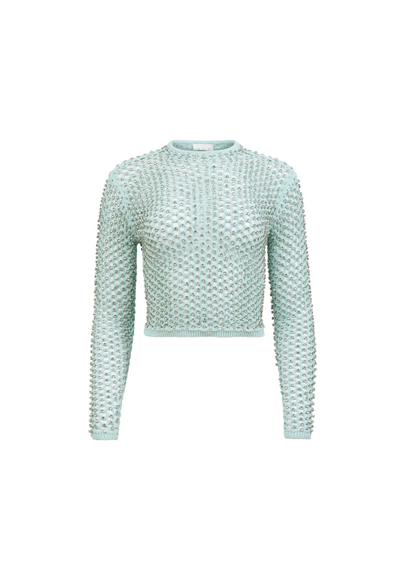 Frosted mint - Spotlight Long Sleeve Top | Fleur du Mal