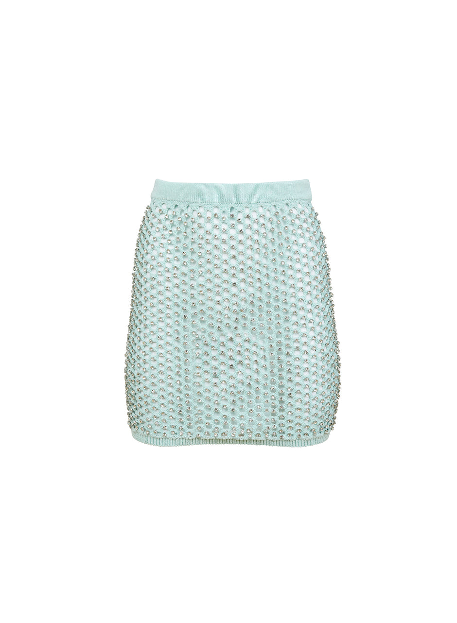 Frosted mint - Spotlight Mini Skirt | Fleur du Mal